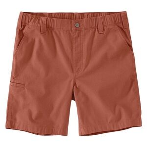 Carhartt Rust Rugged Flex Relaxed Fit Canvas 8 Inch Work Shorts 105841 NWT Sz 40